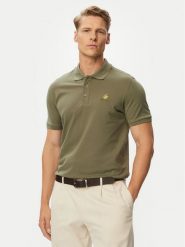 Beverly Hills Polo Club Polo P-SS26M-P450124 Zielony Regular Fit. Zielone koszulki polo Beverly Hills Polo Club, m, bez wzorów, z bawełny, bez kołnierzyka, bez ramiączek. Za 229.99 zł.