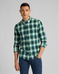 KOSZULA MĘSKA LEE BUTTON DOWN FAIRWAY L880KSQD 112123228. Koszule Lee, l, bez wzorów, bez kołnierzyka, bez ramiączek. Za 129.99 zł.