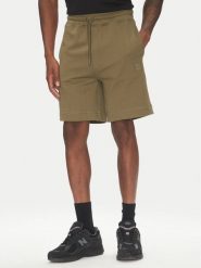 BOSS Szorty sportowe Sewalk 50511726 Khaki Regular Fit. Brązowe krótkie spodenki sportowe Boss, l, bez wzorów, z bawełny. Za 223.99 zł.