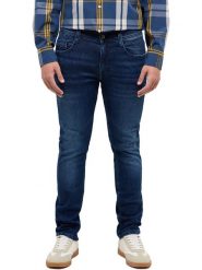 Mustang Dżinsy "Oregon" - Slim fit - w kolorze niebieskim rozmiar: W34/L34. Niebieskie jeansy Mustang, l. Za 196.70 zł.