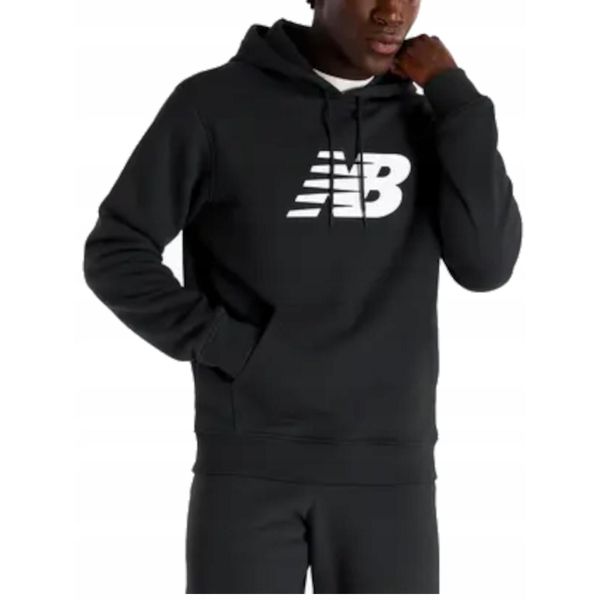 Bluza na co dzień męska NEW BALANCE ciepła z kapturem. Czarne bluzy z kapturem New Balance, m, bez wzorów, z kapturem. Za 289.00 zł.