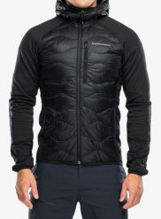 Kurtka Peak Performance puchowa męska Helium Down Hybrid Hood czarna - XXL. Czarne kurtki Peak Performance, m, bez wzorów, z materiału, z kapturem. Za 907.49 zł.