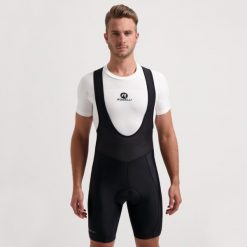 Spodenki rowerowe męskie Rogelli Econ. Czarne spodenki rowerowe Rogelli, m, bez wzorów, rowerowe. W wyprzedaży za 112.00 zł.