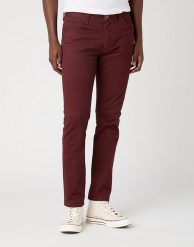 WRANGLER MESKIE SPODNIE MATERIAŁOWE MATERIAŁ LARSTON DAHLIA W18S93H45. Spodnie materiałowe Wrangler, l, bez wzorów, z materiału. Za 229.99 zł.