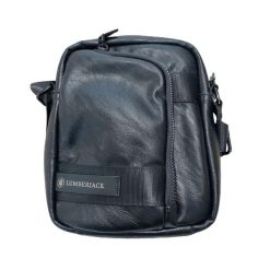 Torebka męska LUMBERJACK LOTHAR COLLECTION. Czarne torby na ramię Lumberjack, bez wzorów, małe, bez dodatków. Za 139.99 zł.