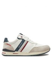 Mustang Sneakersy 4154318 Biały. Białe buty sportowe casual Mustang, bez wzorów, ze skóry, bez zapięcia. Za 199.99 zł.