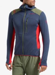 Bluza z kapturem La Sportiva Aequilibrium Thermal Hoody. Niebieskie bluzy z kapturem La Sportiva, l, bez wzorów, z materiału, z kapturem. Za 885.49 zł.