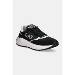 Obuwie sportowe Mężczyzna EA7. Czarne buty sportowe casual EA7, bez wzorów, z poliamidu, bez zapięcia. Za 529.99 zł.