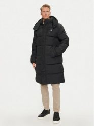 Calvin Klein Jeans Płaszcz zimowy Essentials J30J326109 Czarny Regular Fit. Czarne płaszcze Calvin Klein Jeans, na zimę, l, bez wzorów, z jeansu, bez kaptura. Za 909.99 zł.