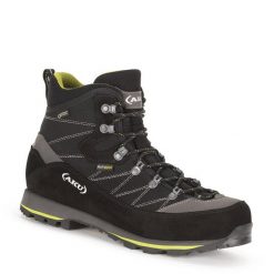 Buty trekkingowe męskie AKU Trekker Lite III GTX. Szare buty trekkingowe Aku, bez wzorów, bez zapięcia, outdoorowe. Za 697.99 zł.