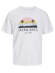Jack & Jones Koszulka w kolorze białym rozmiar: L. Białe bezrękawniki Jack & Jones, l, bez wzorów, z bawełny, bez kołnierzyka, bez ramiączek. Za 41.98 zł.