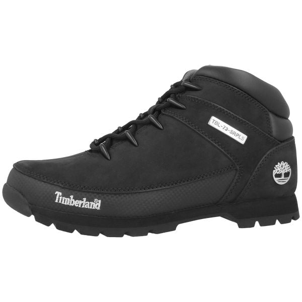 Buty do chodzenia męskie Timberland Euro Sprint Hiker. Czarne buty trekkingowe Timberland, na jesień, bez wzorów, z materiału, za kostkę, bez zapięcia, do biegania. Za 682.25 zł.