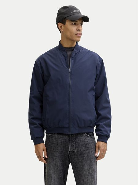 Jack & Jones Kurtka bomber Echarge 12268608 Granatowy Regular Fit. Niebieskie kurtki Jack & Jones, m, bez wzorów, z syntetyku, bez kaptura. Za 179.99 zł.