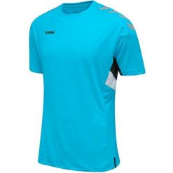 Koszulka Hummel Tech Move dla mężczyzn - Komfort i styl w jednym. Niebieskie t-shirty sportowe Hummel, bez wzorów, bez ramiączek, do piłki nożnej. Za 139.99 zł.