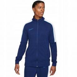 Męska Kurtka Dresowa Academy DriFIT. Niebieskie kurtki Nike, m, bez wzorów, z dresówki, bez kaptura. Za 212.99 zł.