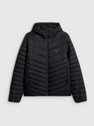 4F Kurtka z wypełnieniem syntetycznym męska - czarna XL. Czarne kurtki 4F, m, bez wzorów, z materiału, bez kaptura. Za 269.99 zł.