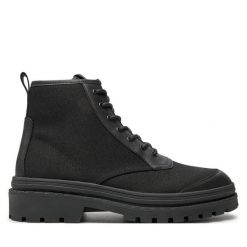 Trapery BOSS. Czarne trapery Boss, bez zapięcia. Za 1,149.00 zł.