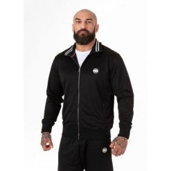 Bluza męska Pitbull rozpinana Oldschool Small Logo. Czarne bluzy PITBULL, m, bez wzorów, bez kaptura. Za 259.00 zł.