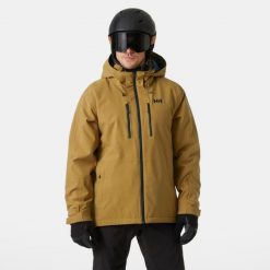 Kurtka narciarska Helly Hansen Juniper 3.0. Brązowe kurtki narciarskie i snowboardowe Helly Hansen, m, bez wzorów, narciarskie. W wyprzedaży za 1,314.50 zł.