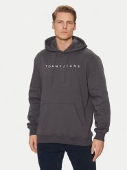 Tommy Jeans Bluza DM0DM20746 Szary Regular Fit. Szare bluzy Tommy Jeans, m, bez wzorów, z bawełny, bez kaptura. Za 209.99 zł.