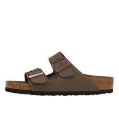 Klapki turystyczne uniseks Birkenstock Arizona 181. Brązowe klapki Birkenstock, z gumy. Za 447.35 zł.