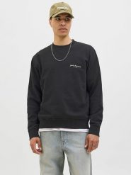 Jack & Jones Bluza "Jjedover" w kolorze czarnym rozmiar: L. Czarne bluzy Jack & Jones, l, bez wzorów, z materiału, bez kaptura. Za 110.04 zł.