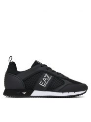 EA7 Emporio Armani Sneakersy 7X000334 AF18610 MC001 Czarny. Czarne buty sportowe casual EA7 Emporio Armani, bez wzorów, ze skóry, bez zapięcia. Za 599.99 zł.