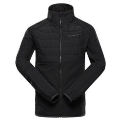 Bluza męska sportowa z wełną merino Alpine Pro Gerl. Czarne bluzy bez kaptura Alpine Pro, m, bez wzorów, z wełny, bez kaptura. W wyprzedaży za 419.00 zł.