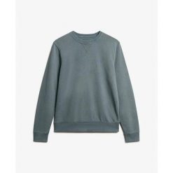 Bluza Superdry Classic Essential. Niebieskie bluzy Superdry, m, bez wzorów, bez kaptura. Za 284.00 zł.