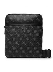 Guess Saszetka Vezzola Smart HMEVZL P2223 Czarny. Czarne saszetki i nerki Guess, z aplikacjami, ze skóry. Za 359.99 zł.