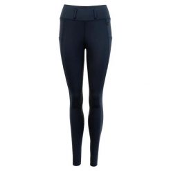 Legginsy jeździeckie BR Equitation Essentials. Czarne legginsy długie sportowe BR, m, bez wzorów, z elastanu, do jazdy konnej. Za 340.05 zł.