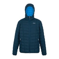Męska Ocieplana Kurtka Asper. Niebieskie kurtki Regatta, m, bez wzorów, z puchu, bez kaptura. Za 146.99 zł.
