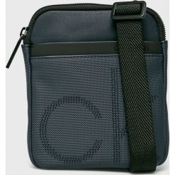 Calvin Klein - Saszetka. Czarne saszetki i nerki marki CALVIN KLEIN, w paski, z bawełny. Za 269.90 zł.