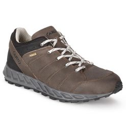 Buty trekkingowe Aku Rapida Nbk Gtx dark brown/anthracite Vibram. Brązowe trekkingi Aku, bez wzorów, bez zapięcia. W wyprzedaży za 719.00 zł.