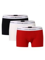 Tommy Hilfiger Obcisłe bokserki pakowane po 3 szt. Mężczyźni Bawełna niebieski|czerwony|biały|wielokolorowy, XXL. Białe bokserki Tommy Hilfiger, m, bez wzorów, z bawełny. Za 179.95 zł.