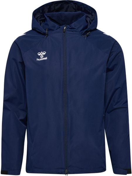 Kurtka wodoodporna Hummel Lead 2.0. Niebieskie kurtki Hummel, xs, bez wzorów, z materiału, bez kaptura. Za 340.05 zł.