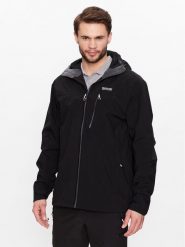 Regatta Kurtka przeciwdeszczowa Birchdale RMW279 Czarny Regular Fit. Czarne kurtki outdoor i hardshell Regatta, l, bez wzorów, z syntetyku, bez kaptura. Za 239.99 zł.