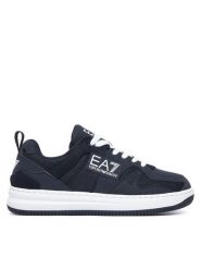 EA7 Emporio Armani Sneakersy 7X000898 AF28472 MZ069 Granatowy. Niebieskie buty sportowe casual EA7 Emporio Armani, bez wzorów, ze skóry, bez zapięcia. Za 764.99 zł.