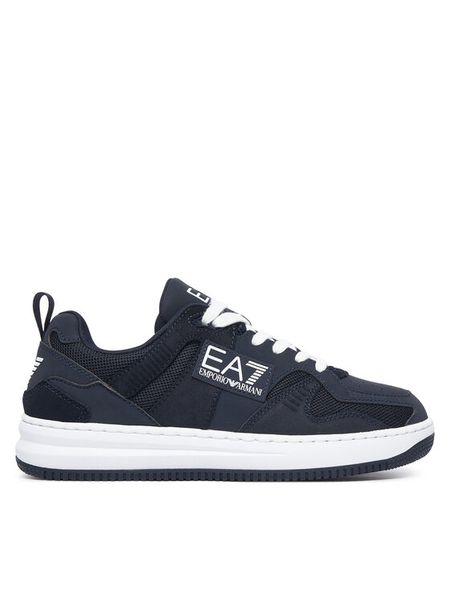 EA7 Emporio Armani Sneakersy 7X000898 AF28472 MZ069 Granatowy. Niebieskie buty sportowe casual EA7 Emporio Armani, bez wzorów, ze skóry, bez zapięcia. Za 764.99 zł.