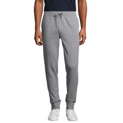 Męskie Spodnie Do Biegania Jake Melange Slim. Szare spodnie materiałowe SOL'S, na co dzień, m, bez wzorów, z dresówki, casualowe. Za 139.99 zł.