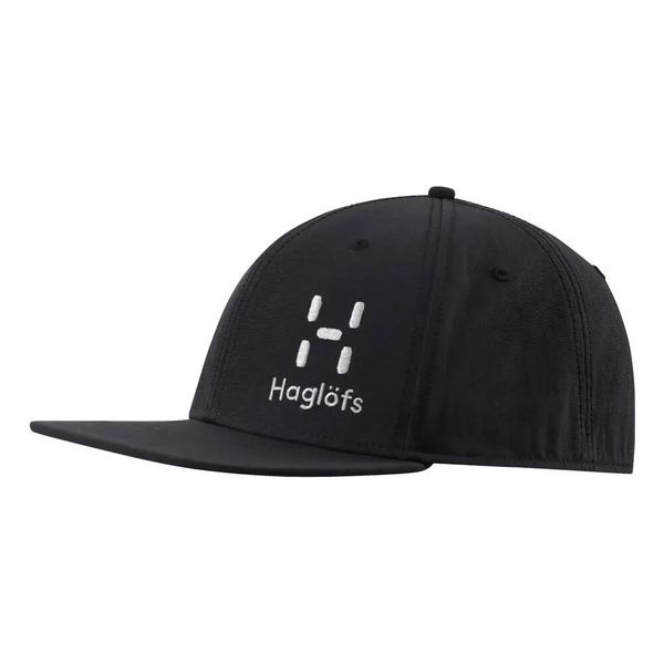 HAGLOFS Czapka z daszkiem HAGLÖFS LOGO CAP true black-M/L. Czarne czapki z daszkiem Haglöfs, na lato, bez wzorów, z elastanu. Za 74.45 zł.
