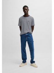 Hugo Boss Fashion Koszulka w kolorze granatowo-białym rozmiar: S. Białe bezrękawniki Hugo Boss Fashion, s, bez wzorów, z bawełny, bez kołnierzyka, bez ramiączek. Za 79.03 zł.