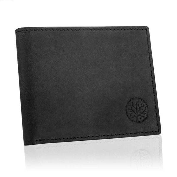 Portfel skórzany BETLEWSKI BPM-HT-66 CZARNY. Czarne portfele Betlewski, bez wzorów, ze skóry. Za 99.99 zł.