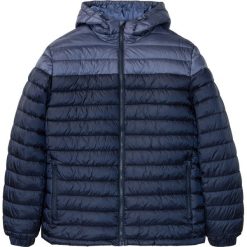 Kurtka pikowana z kapturem. Pomarańczowe kurtki bonprix, m, bez wzorów, z kapturem. Za 79.99 zł.