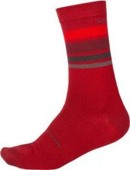 Skarpety Endura BaaBaa Merino Stripe. Czerwone bielizna termoaktywna ENDURA, z aplikacjami, z elastanu. Za 63.00 zł.