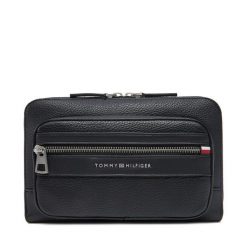 Saszetka nerka Tommy Hilfiger. Czarne saszetki i nerki Tommy Hilfiger, bez wzorów. Za 299.99 zł.