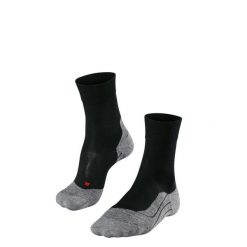 Skarpetki Falke RU4 Wool. Czarne skarpety Falke, bez wzorów, z poliamidu. Za 147.50 zł.
