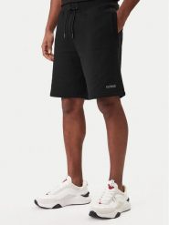 Guess Szorty sportowe Z6RD06 KAIJ1 Czarny Regular Fit. Czarne krótkie spodenki sportowe Guess, m, z aplikacjami, z bawełny. Za 269.99 zł.