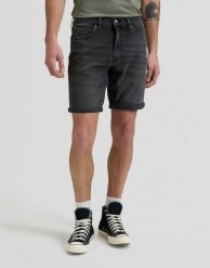 MESKIE SZORTY LEE RIDER SHORT ANTHRACITE 112376372. Szorty Lee, bez wzorów, z jeansu. Za 159.99 zł.
