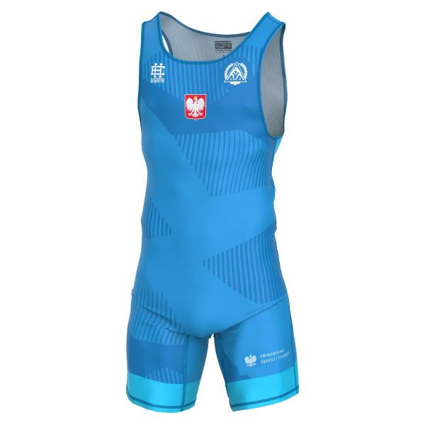 Trykot zapaśniczy męski EXTREME HOBBY Reprezentacja ZAPASY Polska. Czerwone odzież kompresyjna EXTREME HOBBY, l, bez wzorów, z elastanu, na fitness i siłownię. Za 199.00 zł.